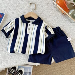 Baby boy Polo shirt with half pant