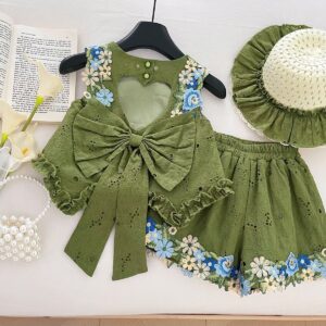 Unique design baby girls dress